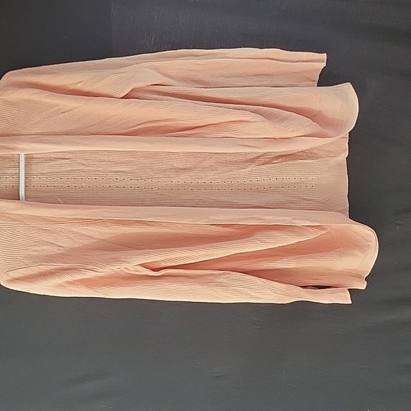 Elegant Peach Women's Cardigan - Picture 3 of 6